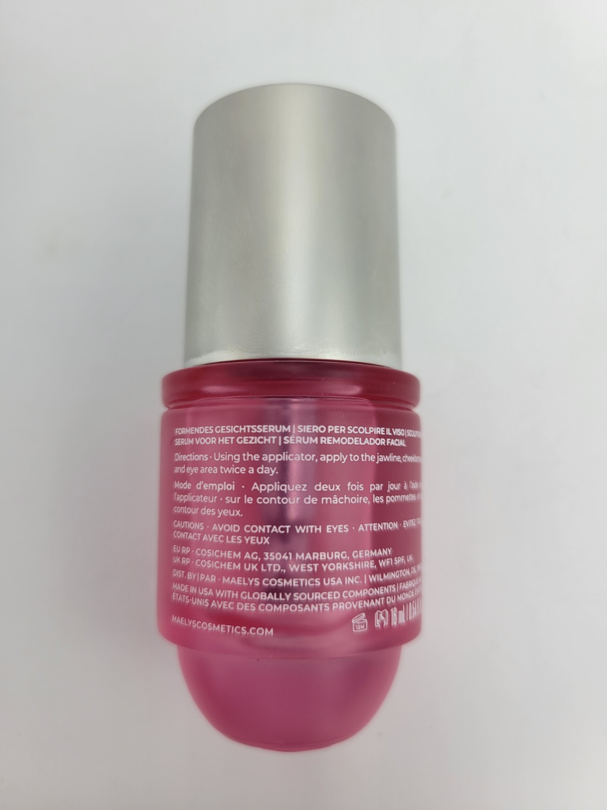 Maelys TOO-FINE Clinically Proven Face Sculpting Serum 15 mL. / 0.5 Fl. Oz NEW