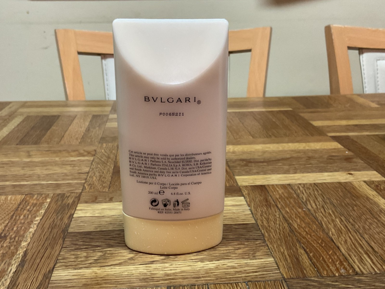 BVLGARI POUR FEMME BODY LOTION 6.8 fl oz/200ml New Made In Italy