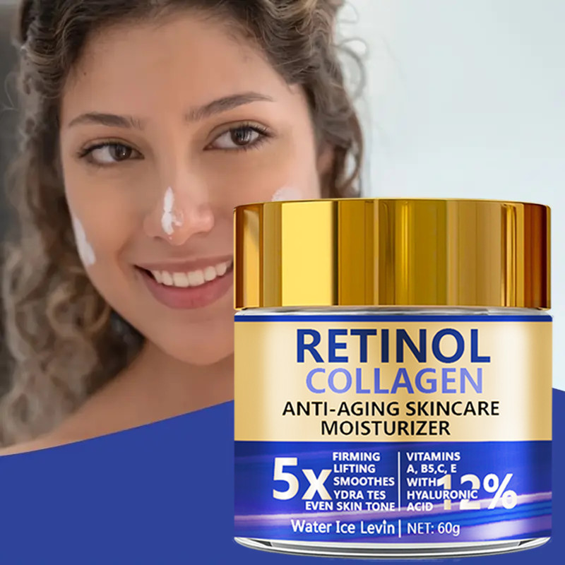 Retinol Collagen Moisturizing Cream 60g/2.12oz – Face Cream with Hyaluronic Acid