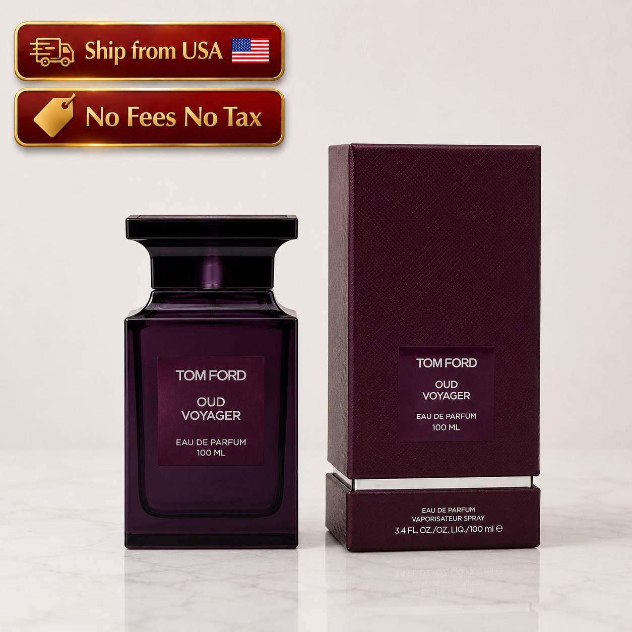 *New Release* TF Oud Voyager Eau de Parfum 3.4 oz / 100mL Unisex in box