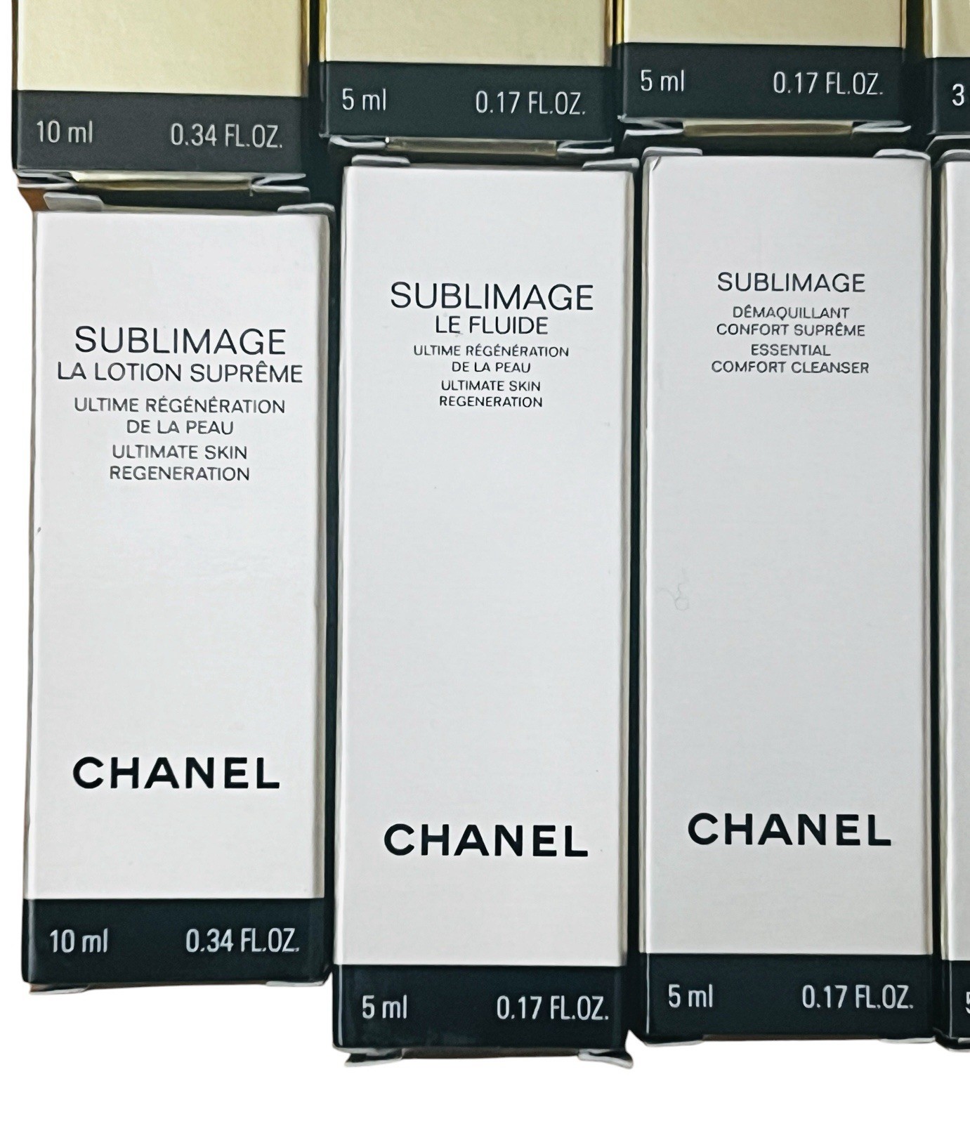 CHANEL Sublimage Sample Lot of 14 La Creme L’Essence Cleanser Eye 0.17 oz /5 ml