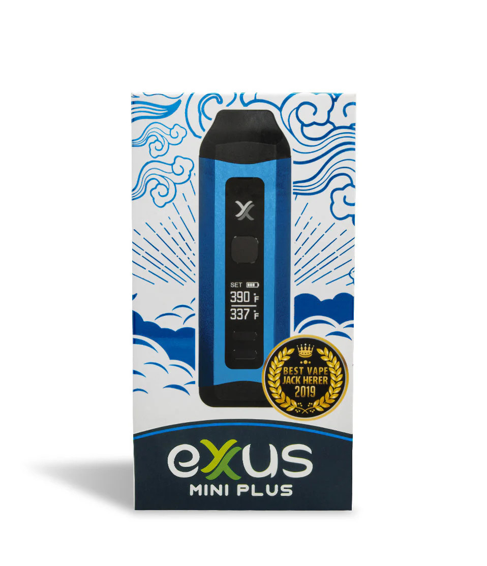 Brand New – Exxus Mini Plus – BLUE – Factory Sealed – Free Shipping + Grinder D
