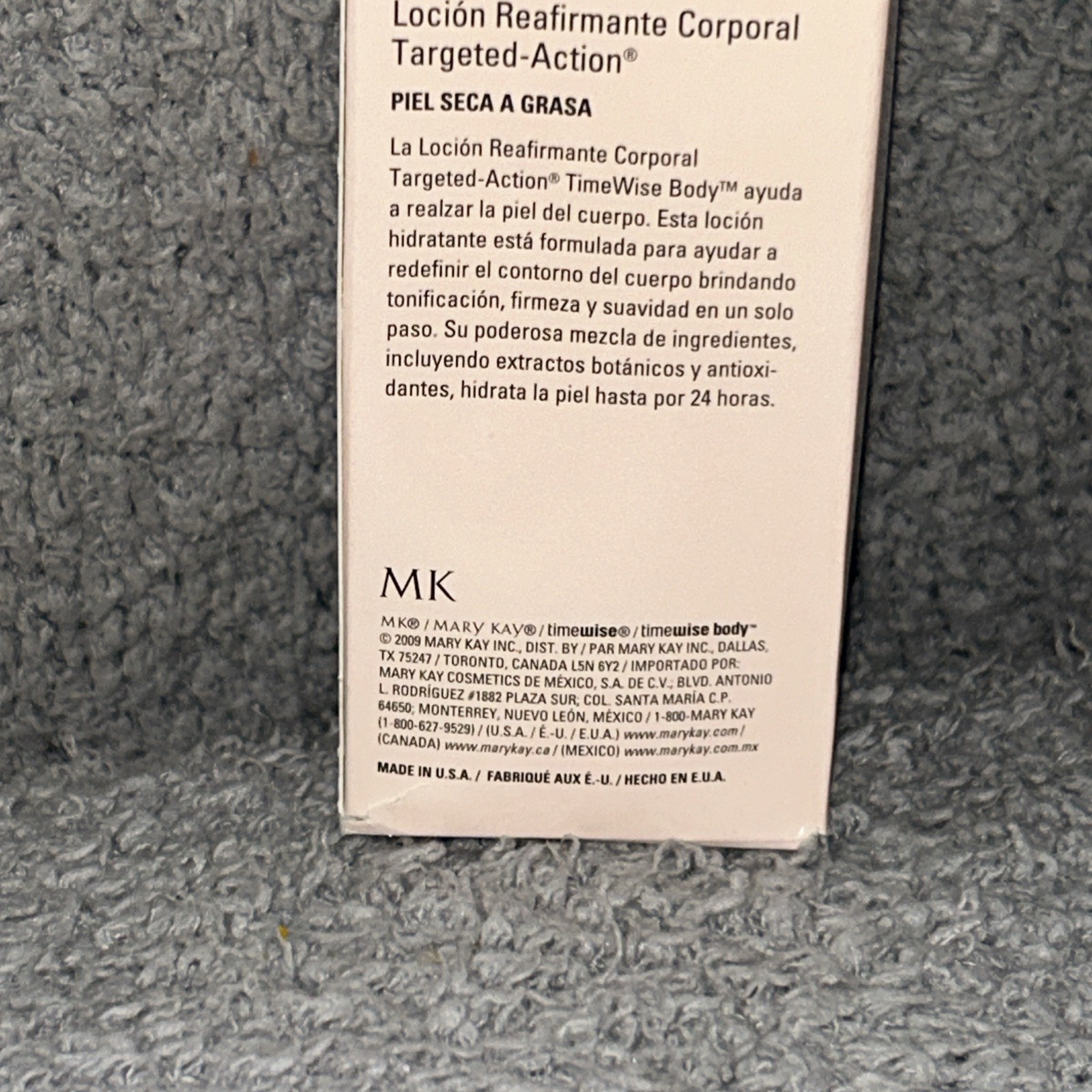 Mary Kay NIB Timewise Body Smooth Action Cellulite Gel Cream 6oz Expired