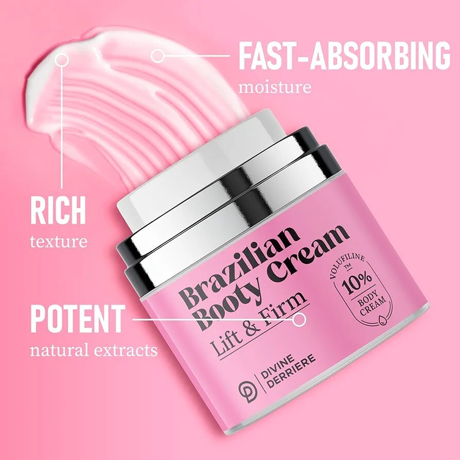 Brazilian Booty Cream – Lift & Firm Cream Cellulite Inner Thigh Firming 30 grams