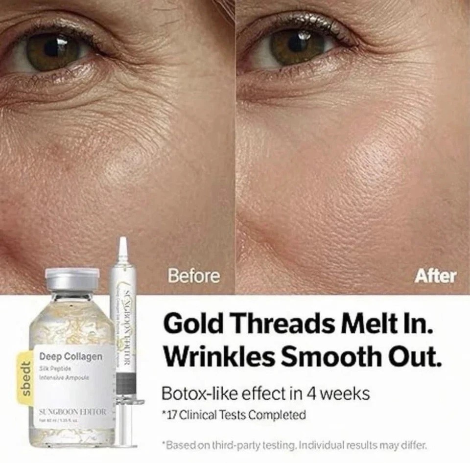 NEW SUNGBOON EDITOR Deep Collagen Silk Peptide Intensive Ampoule