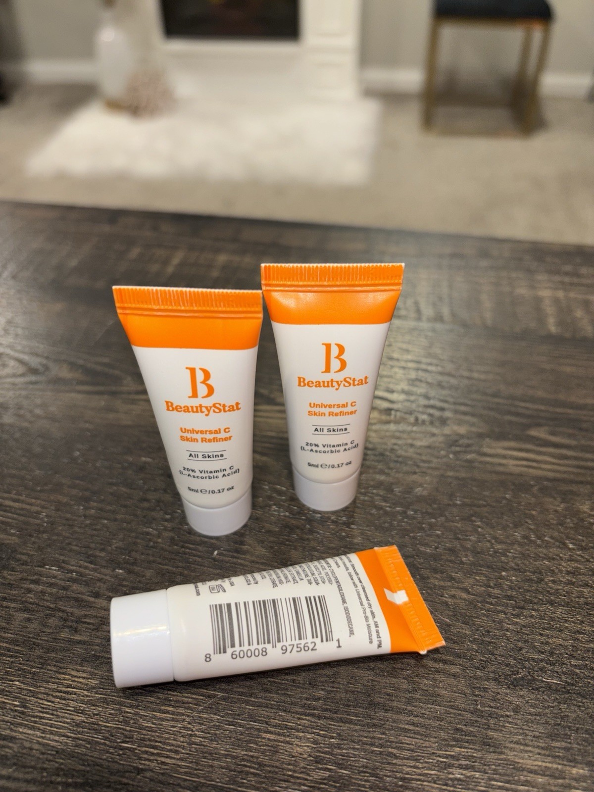 3 BEAUTYSTAT Universal C Skin Refiner – .17 Oz / 5 ml – Travel Size – NEW