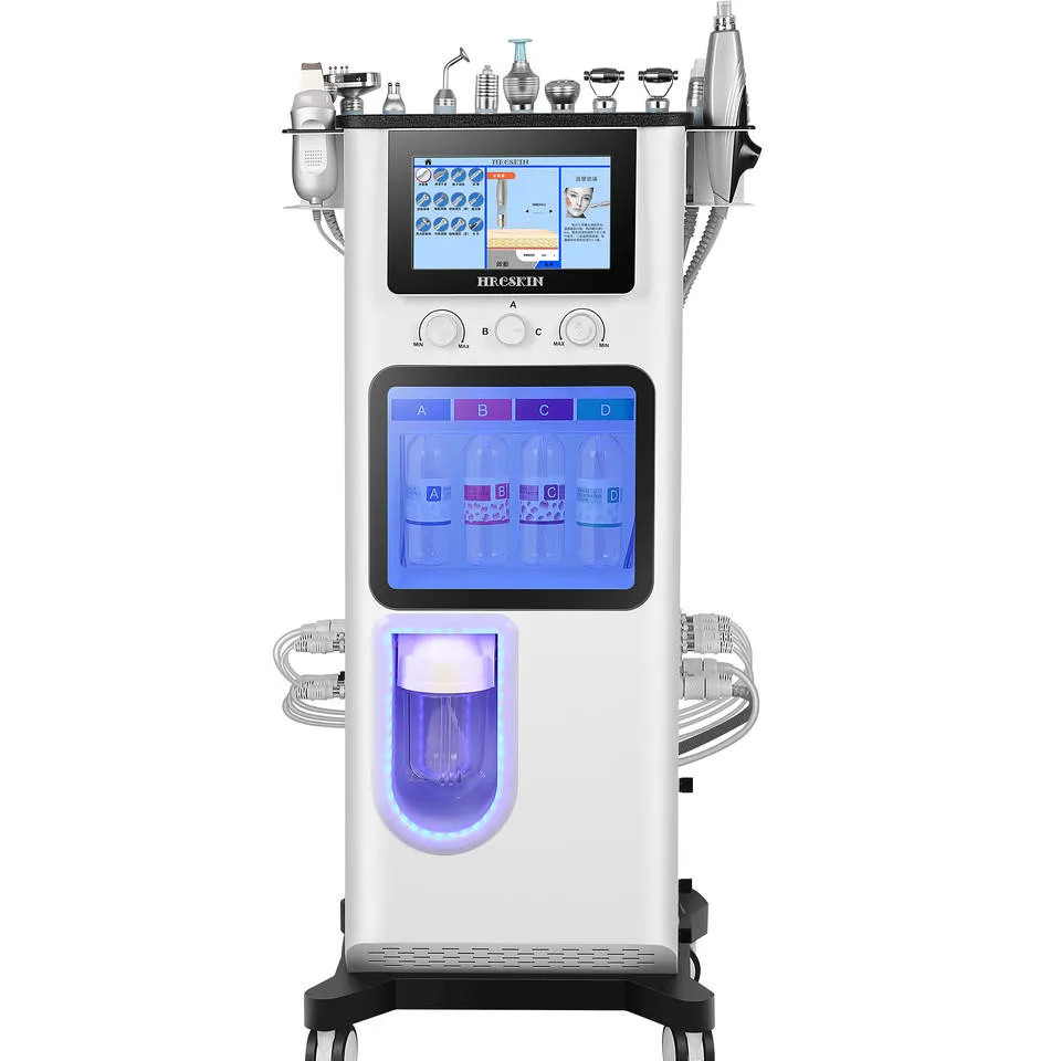 13IN1 Facial Hydro Dermabrasion Skin Peeling Water Aqua Plasma BIO Lift Machine