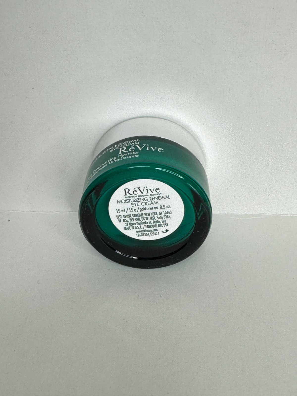 ReVive Moisturizing Renewal Eye Cream Ultra Retexturizing 0.5oz / 15ml UNBOXED