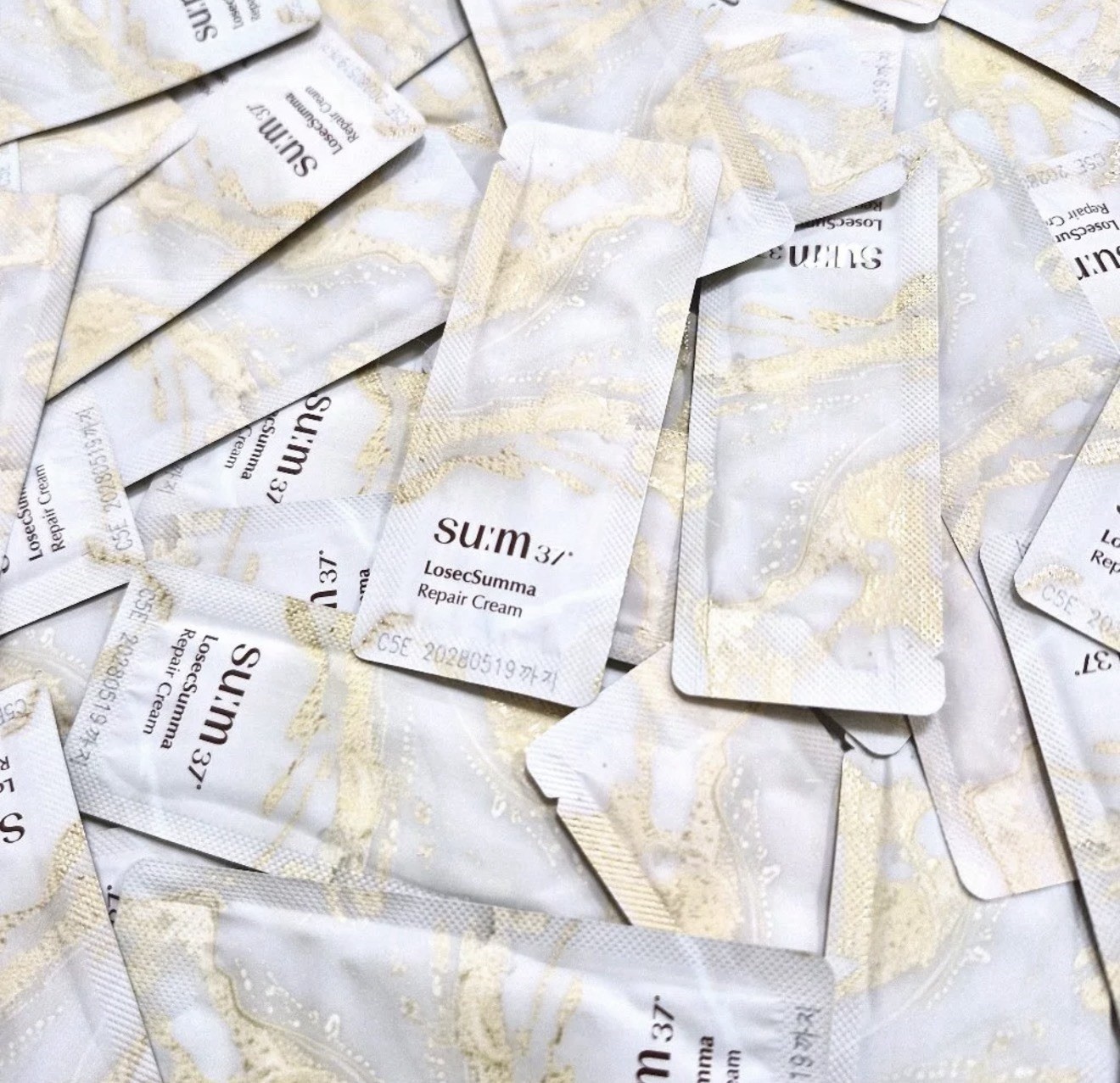 SU:M37 LosecSumma Repair Cream 1ml x 45pcs (45ml) Sample Sum37 Newest Version