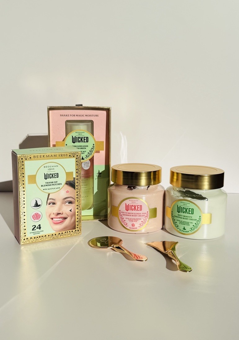 (4x) AUTHENTIC BEEKMAN 1802 x WICKED Limited Edition Skin Body Collection SEALED
