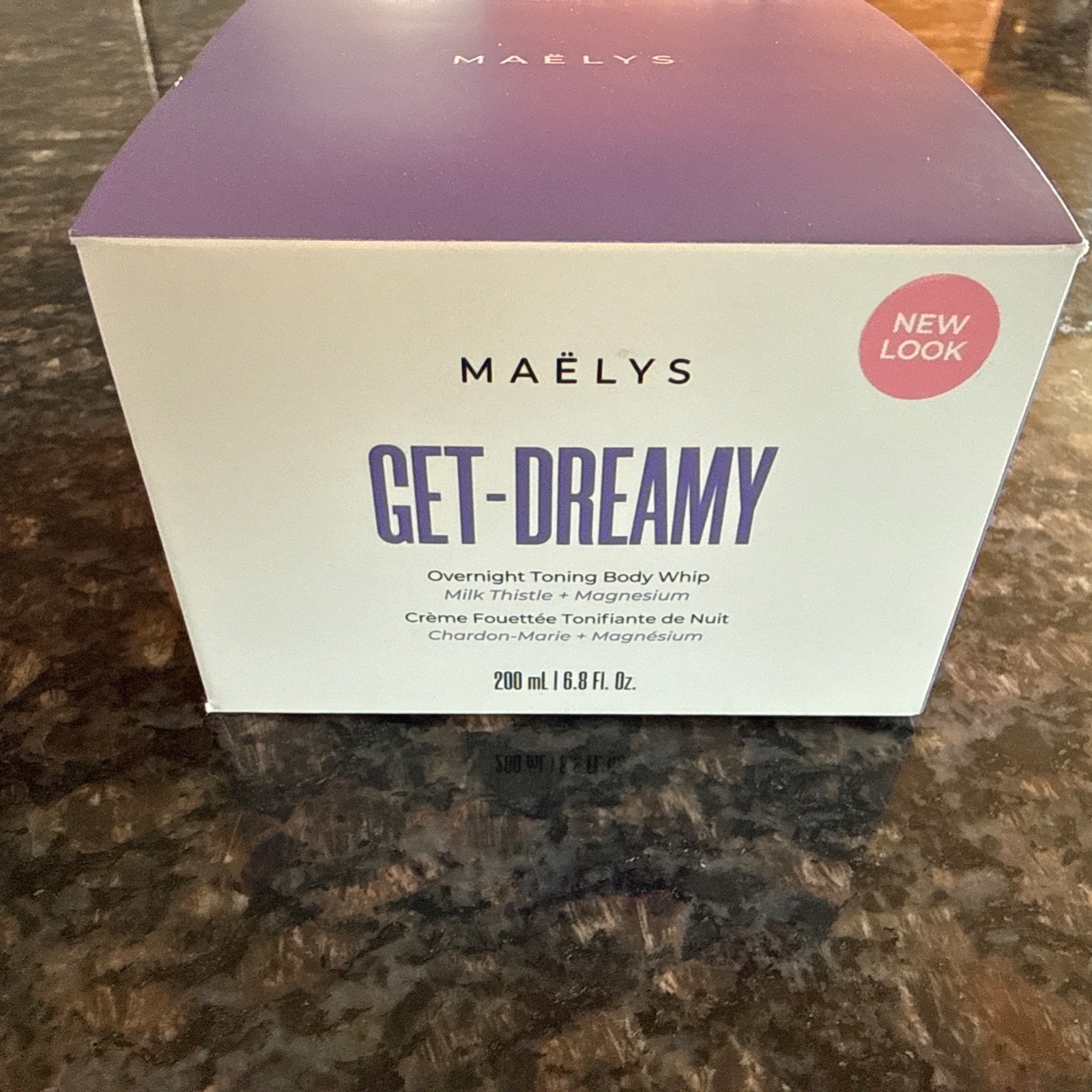 New in Box Maelys Get-Dreamy Overnight Toning Body Whip – 6.8 fl oz/200 ml