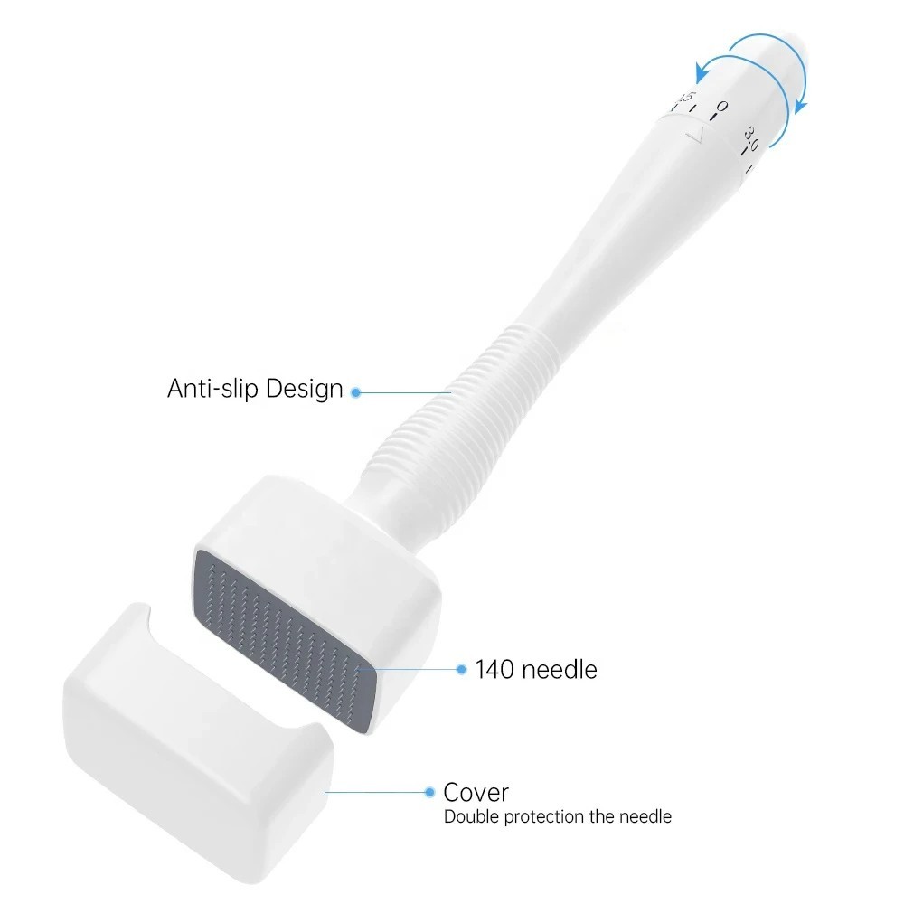 Derma Stamp Adjustable Micro Needle Derma Roller 0.25mm for Beard Growth Face