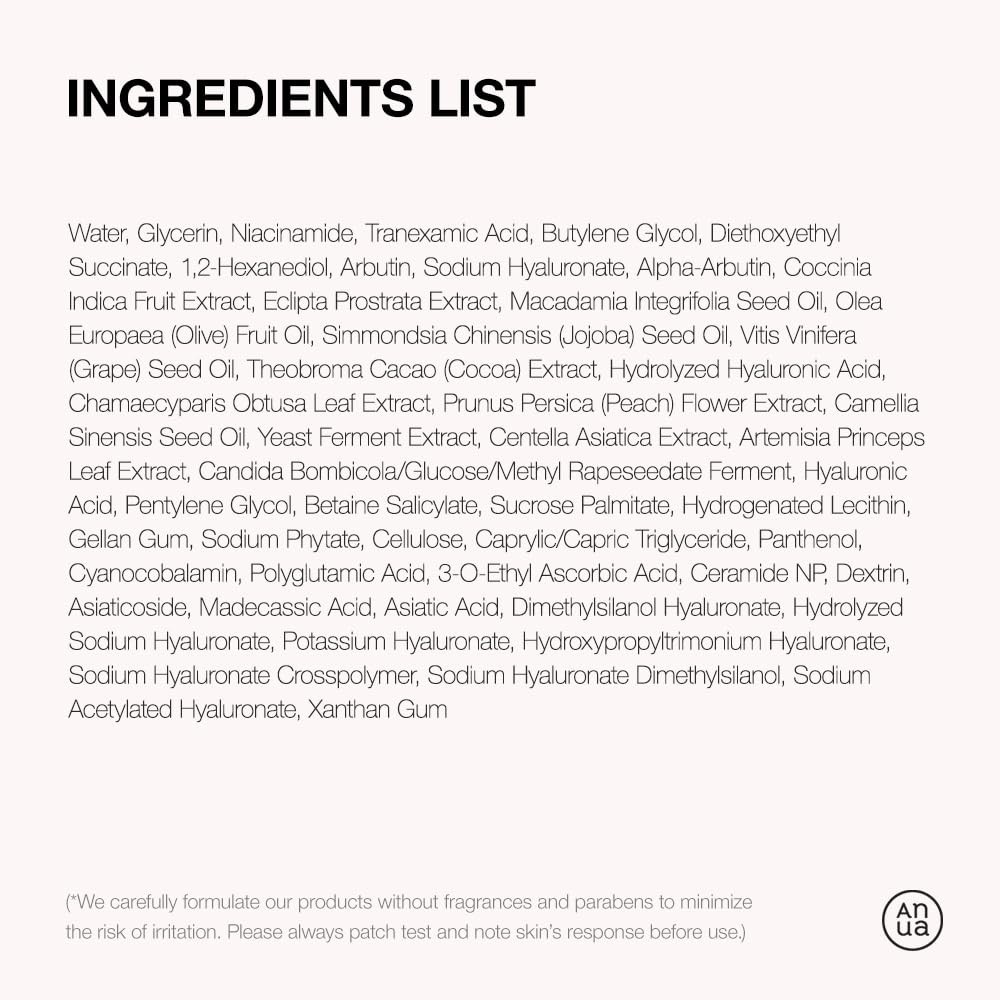 Niacinamide Serum Hyaluronic Acid Tranexamic Acid Korean Glass Skin – 30ml
