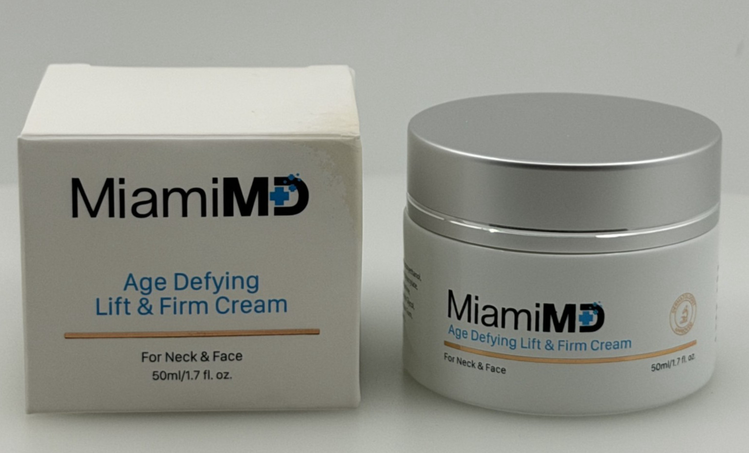 MiamiMD Age Defying Lift & Firm Cream For Neck & Face 50 ml / 1.7 fl oz Miami MD