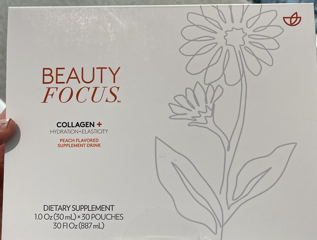 Nu Skin Beauty Focus Collagen Plus Peach | Nuskin Liquid Collagen Drink | 30days