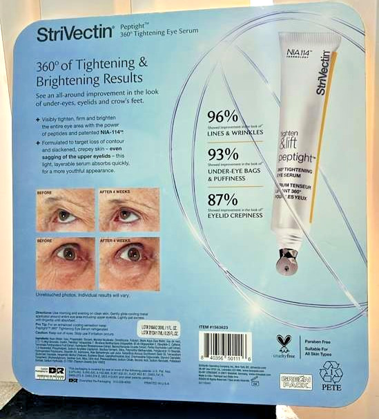 StriVectin Eyes Lift PEPTIGHT 360 Tightening Eye Serum Set 1 & 0.25 OZ