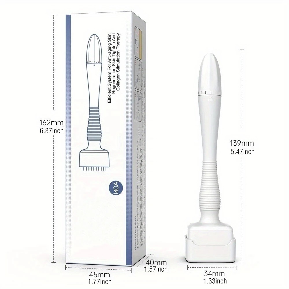 Derma Stamp Adjustable Micro Needle Derma Roller 0.25mm for Beard Growth Face