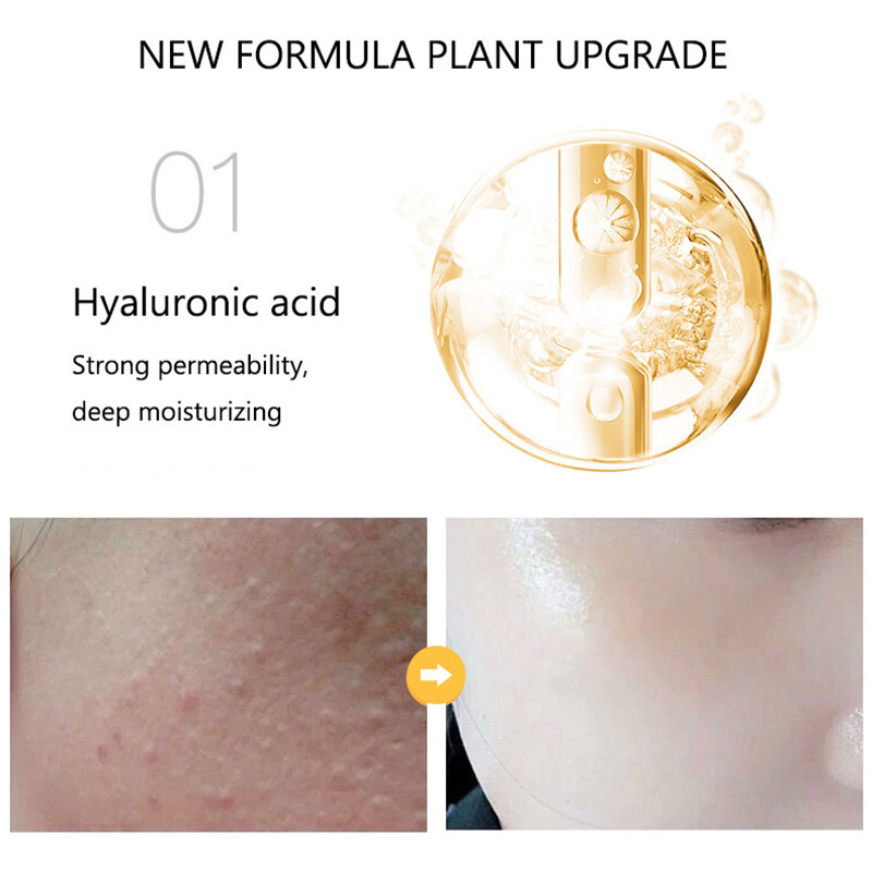 Nicotinamide Liquid 24K Gold Anti Aging Moisturizer with Hyaluronic Acid
