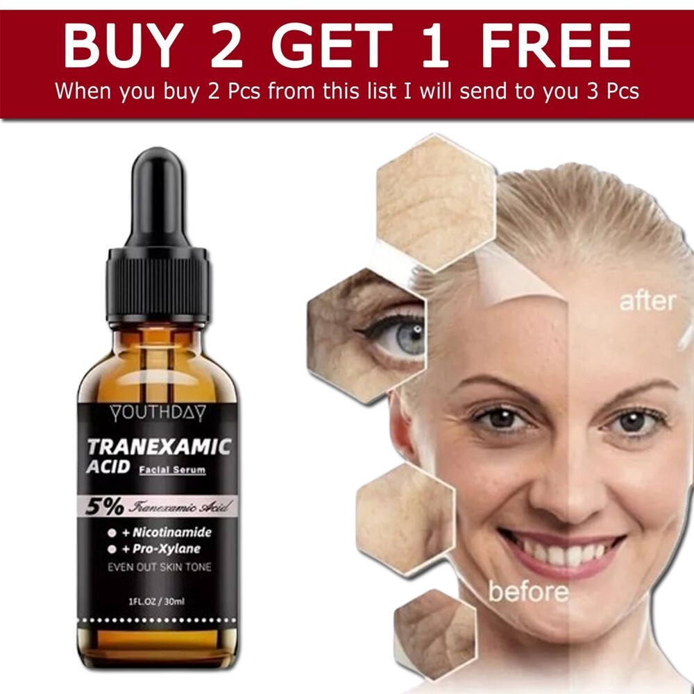 5% Tranexamic Acid Serum for Face – 1 fl oz / 30ml – Skin Brightening Serum