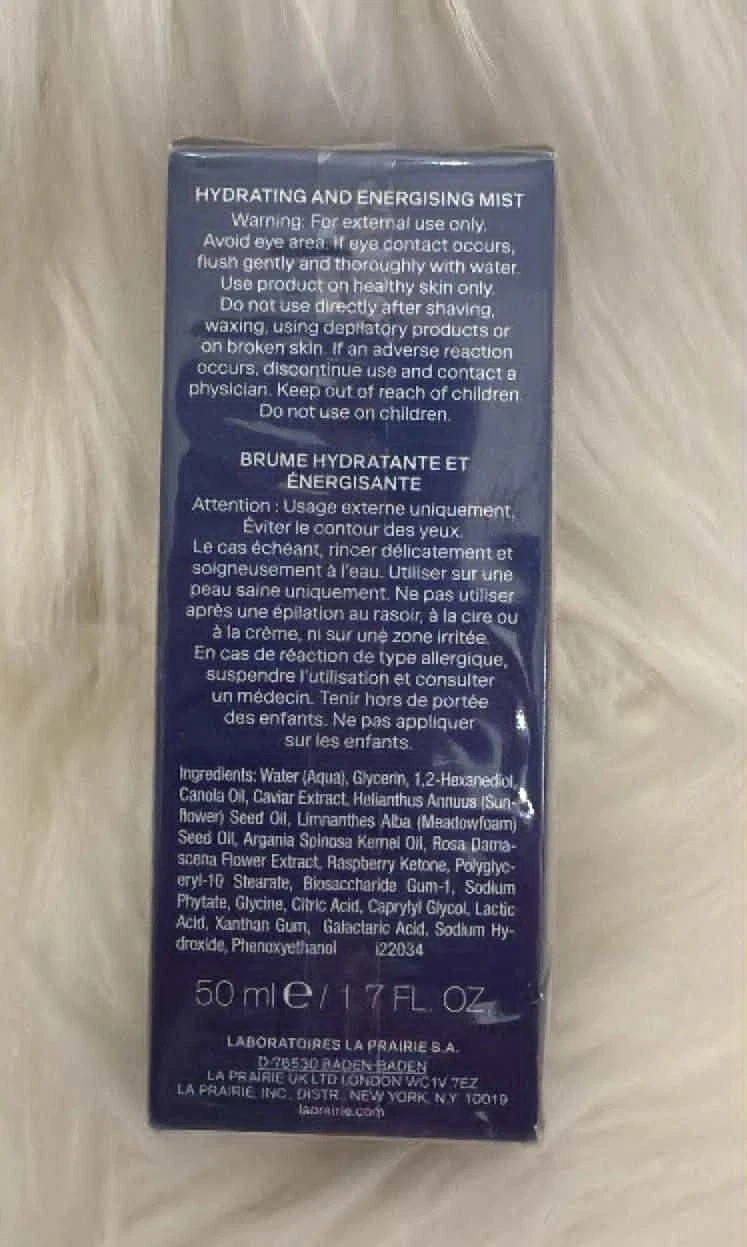 Luxury La Prairie Skin Caviar The Mist 50ml Authentic & Sealed