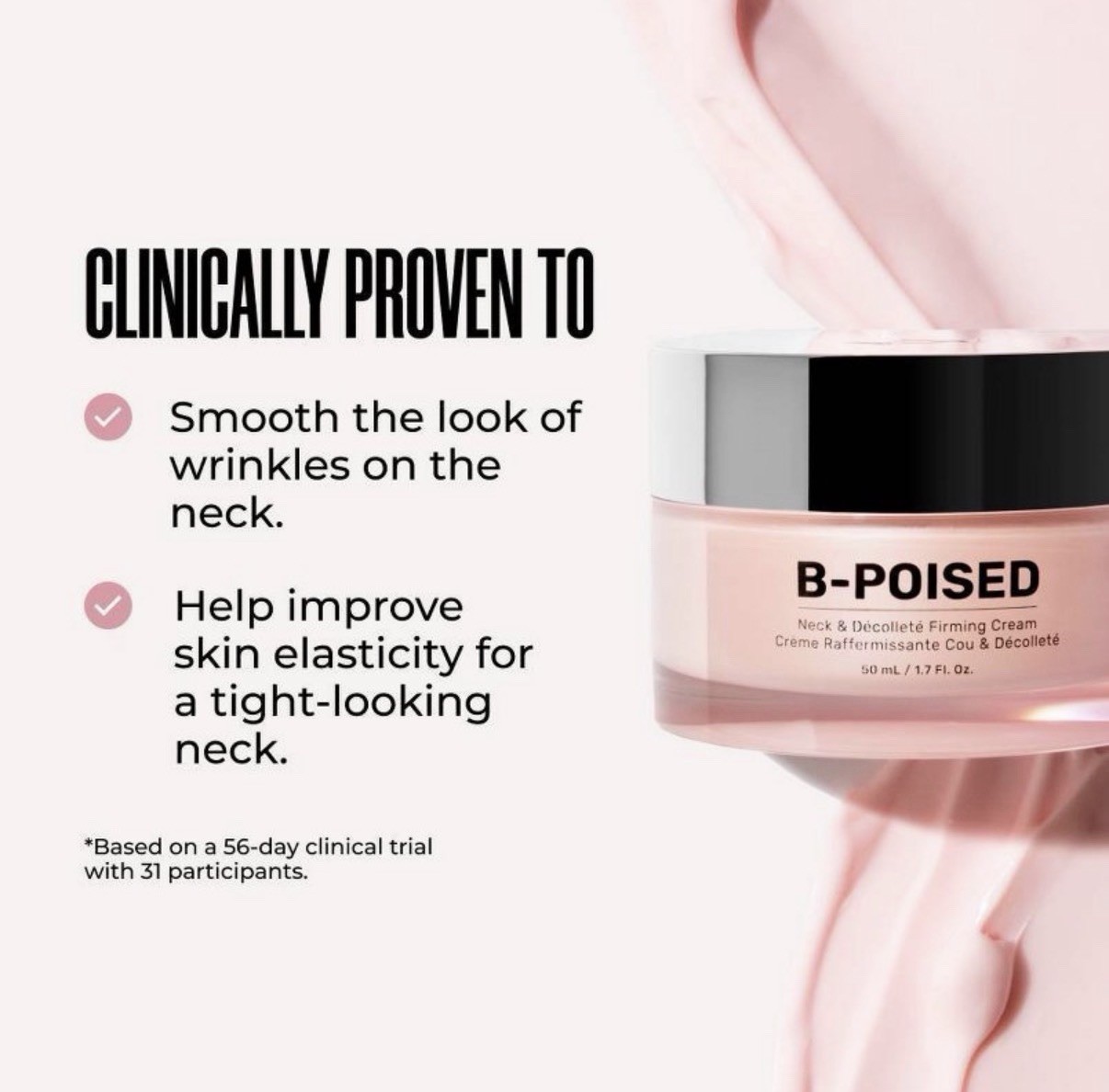 MAELYS B-POISED NECK & DECOLLETE FIRMING CREAM 1.7 OZ
