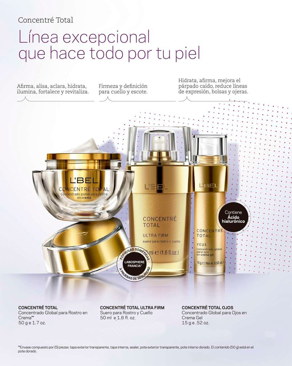 L’Bel CONCENTRE TOTAL YEUX • Eyes Gel-Cream Improves Fine Lines & Wrinkles