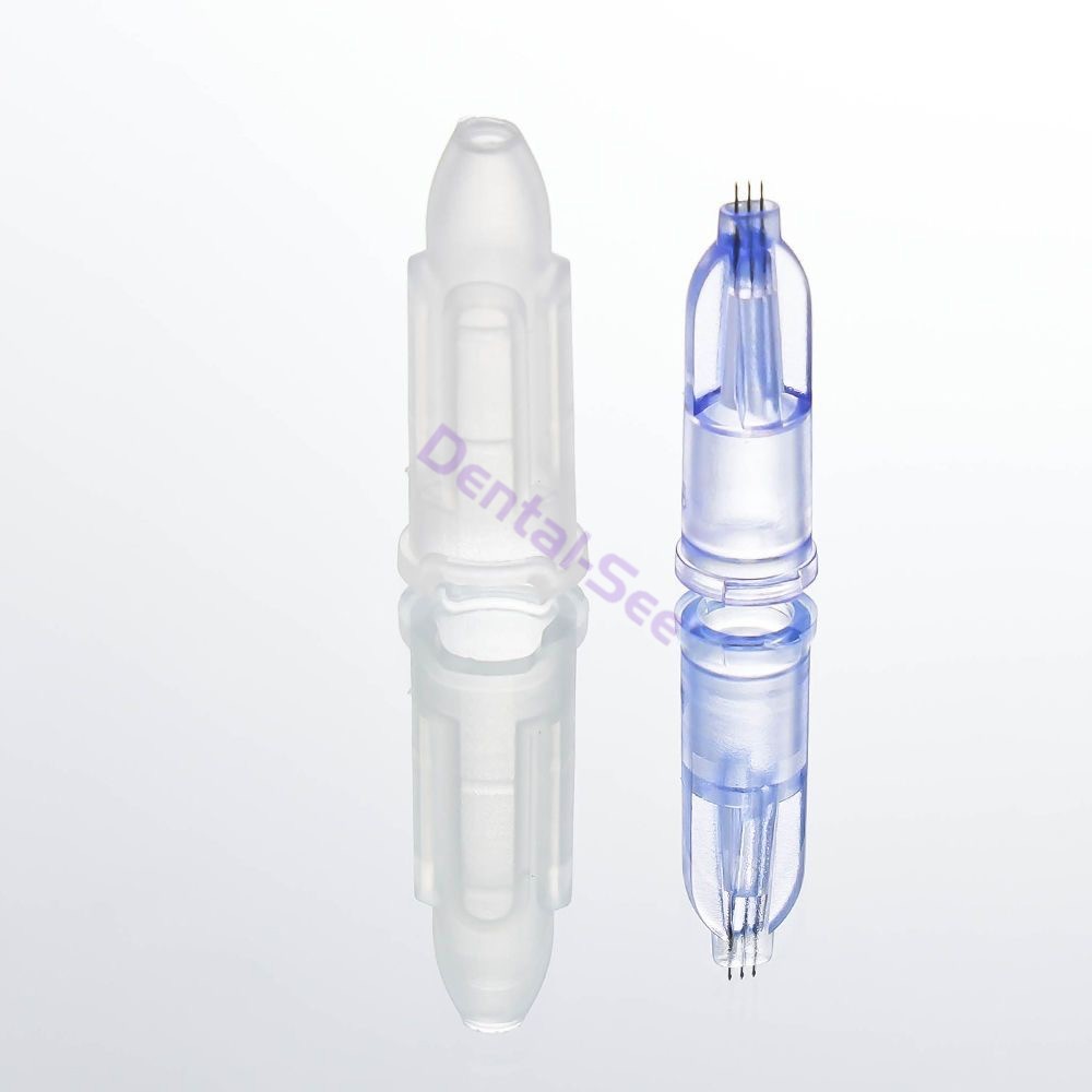 34G 3Pin Crystal Microneedles Needles Tip Anti Aging Eyes Neck Lines Skin Care