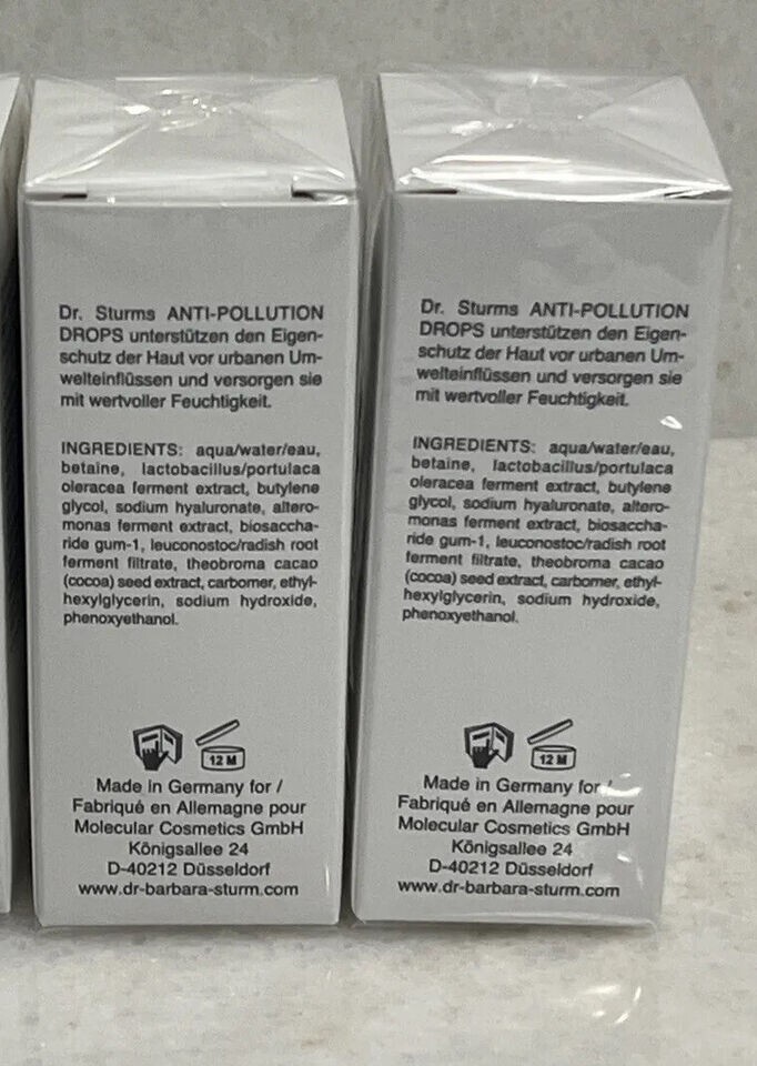 3 Dr. Barbara Sturm Anti-Pollution Drops 0.33oz