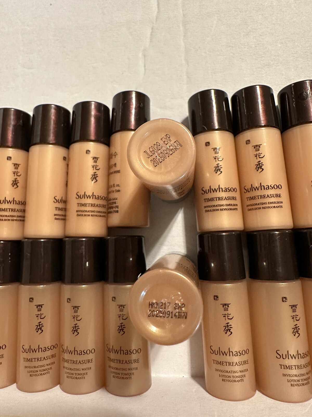 Sulwhasoo Timetreasure Invigorating 5ml Water (5pcs) + Emulsion (5pcs) 10pcs New
