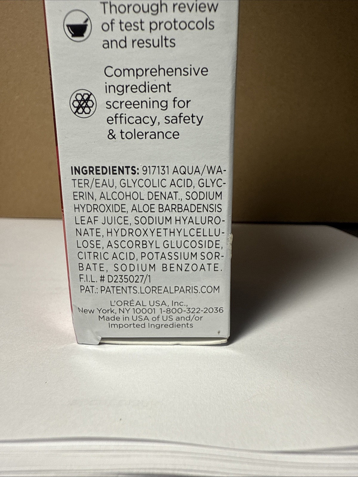 L’Oréal Paris Revitalift 10% Pure Glycolic Acid Resurfacing Serum, 1 FL OZ NIB