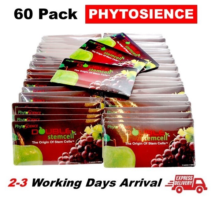 [60 Free 1 Pack] Phytoscience Double Stem Cell Anti Aging Wrinkles Expiry 2028