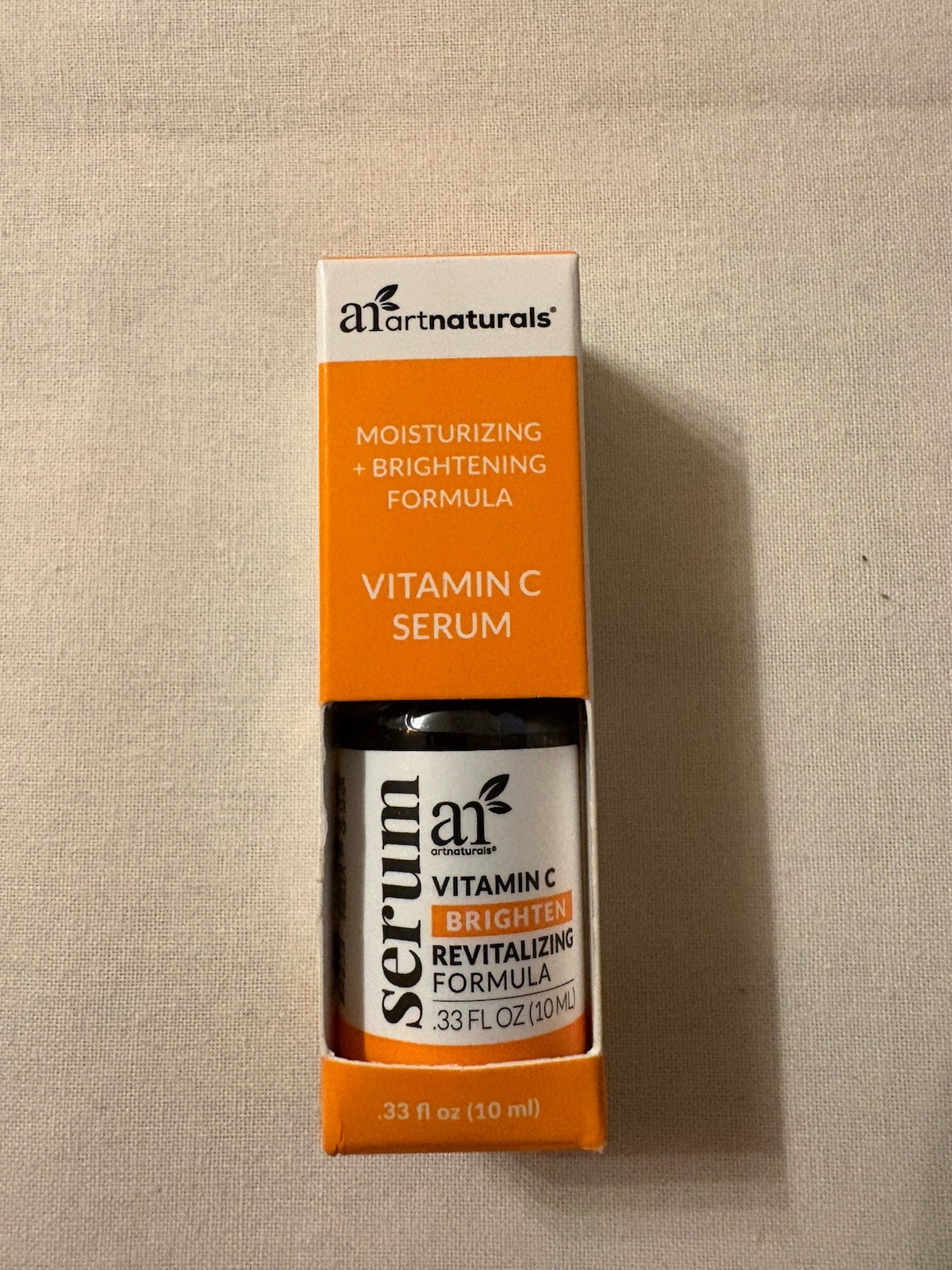 Lot 2 ARTNATURALS Vitamin C Moisturizing + Brightening Serum Formula 0.33 oz ea.