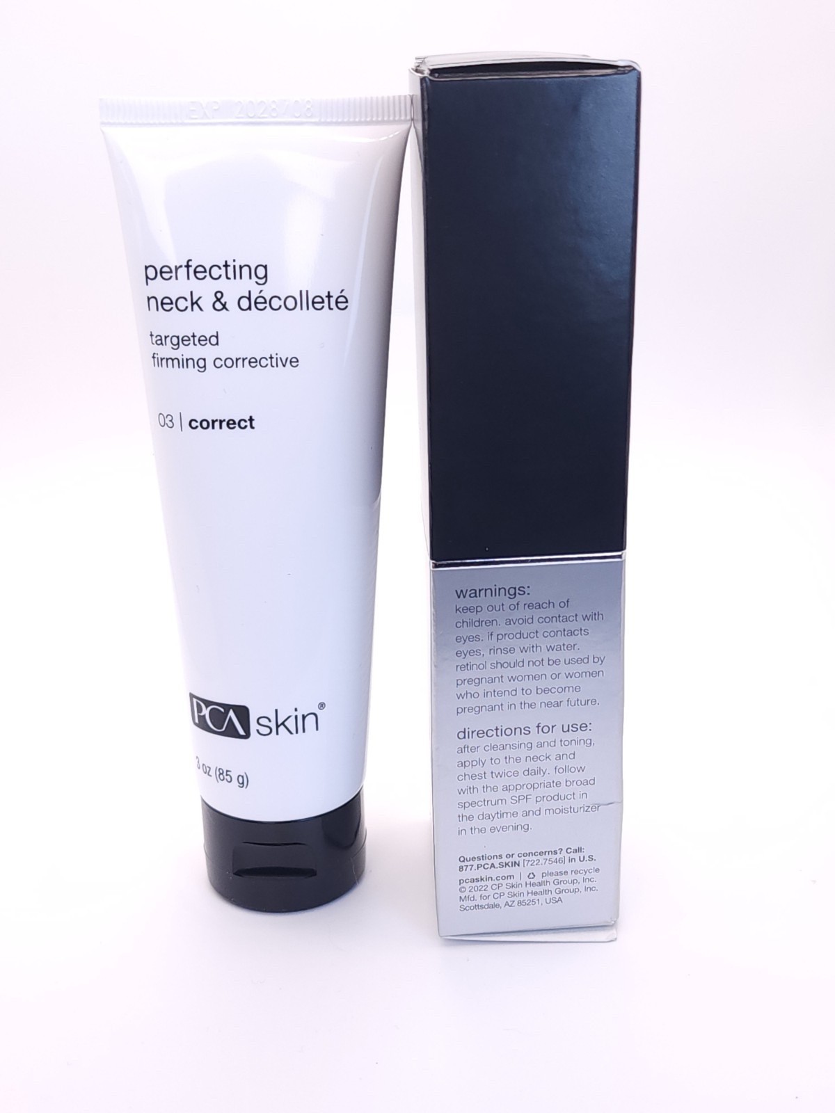 PCA Skin Perfecting Neck & Decollete Cream 3oz New In Box & Sealed EXP 08/2028