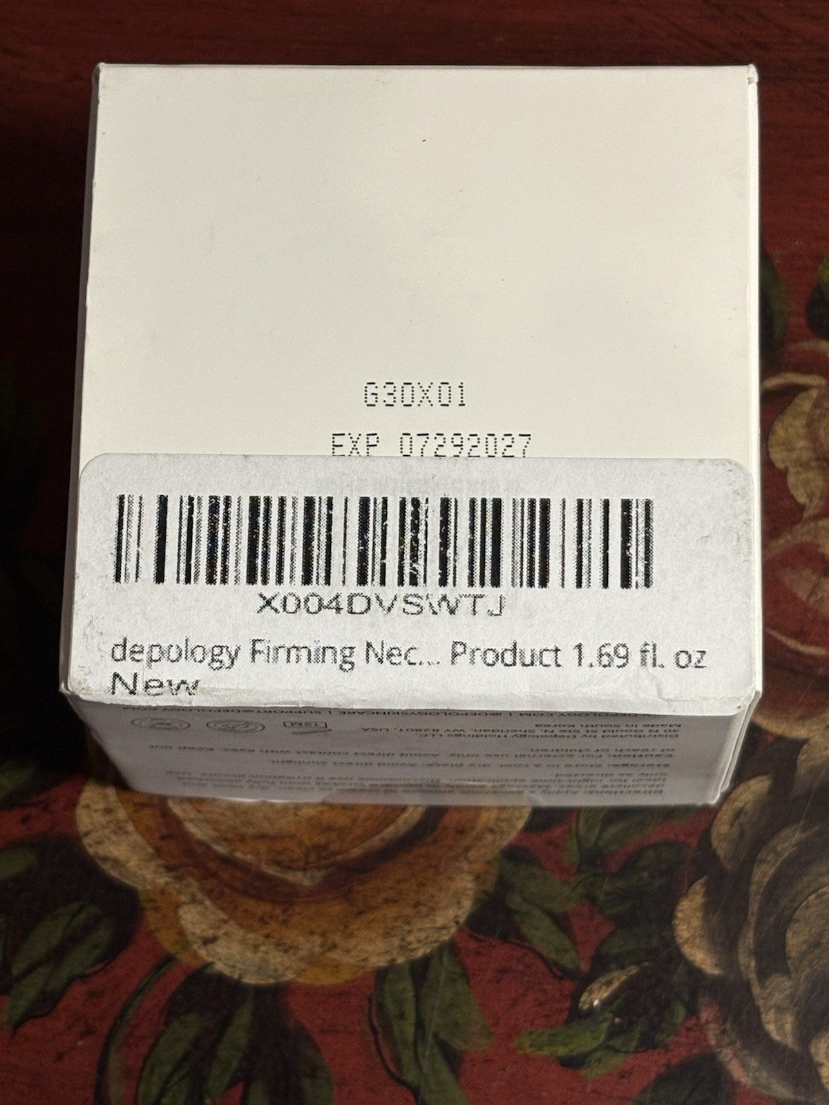 Depology Firming Neck & Décolleté Cream 50ml 1.69 oz. Sealed Fights Ozemic Face