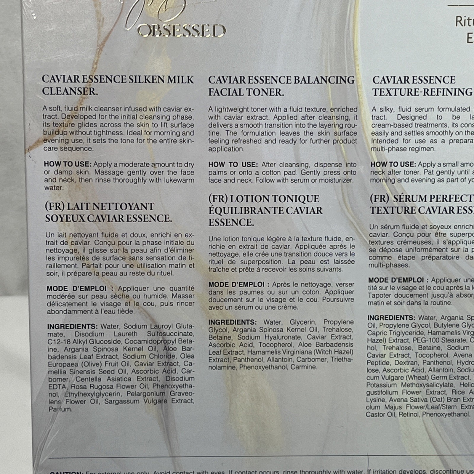 Caviar Essence Skin Rejuvenation Ritual Set