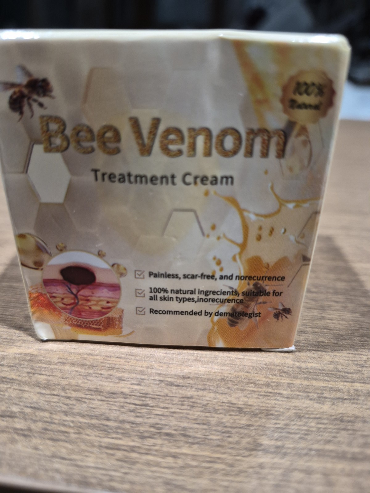 PLTOWE All-Body Skin Treatment Cream Bee Venom Fine Line Wrinkle 1.69 Oz NEW