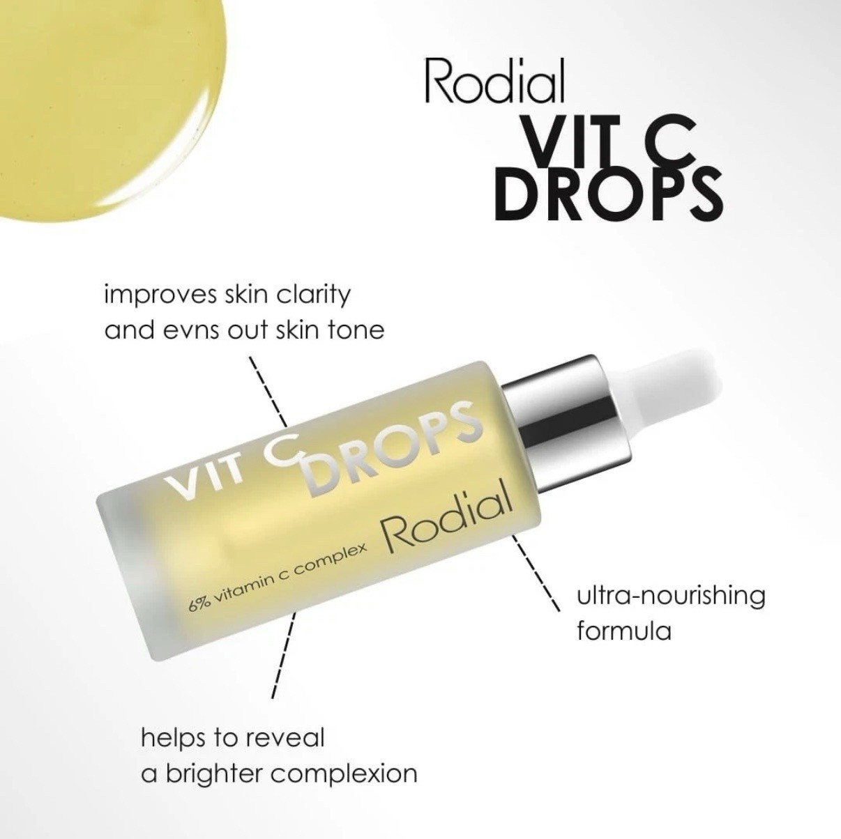 RODIAL Vit C Drops Full Size 30 ML NEW $95 Retail AUTHENTIC NEW USA Seller