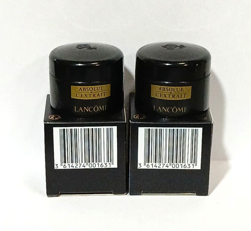 Lancome Absolue L’Extrait Ultimate Elixir 5mL The Elixir Cream Travel Size ×2