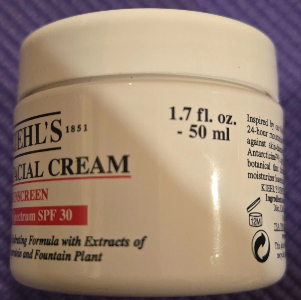 Kiehl’s Ultra Facial Cream Sunscreen SPF 30 New & sealed 1.7 oz ~ 50ml