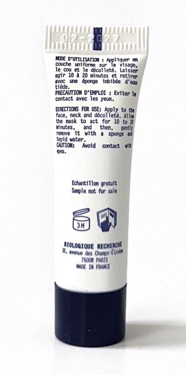 Biologique Recherche MASQUE VIVANT Travel Sz (5ml x 5 = 25mL TOTAL!) NEW / AUTH