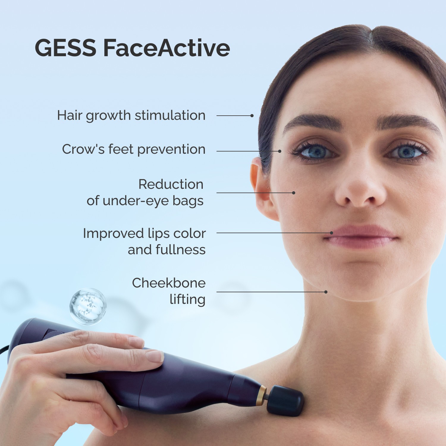GESS FaceActive Original BMS NAZAROV method Anti-Aging Anti Wrinkle Face Massage