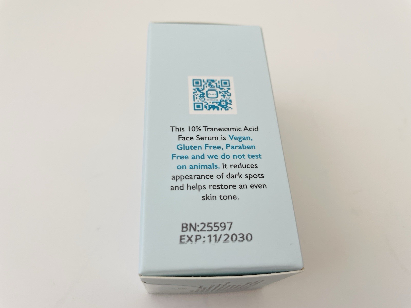 5 OMIC+ SKINCARE 10% Tranexamic Acid Face Serum 0.33 fl oz 10 mL DARK SPOTS