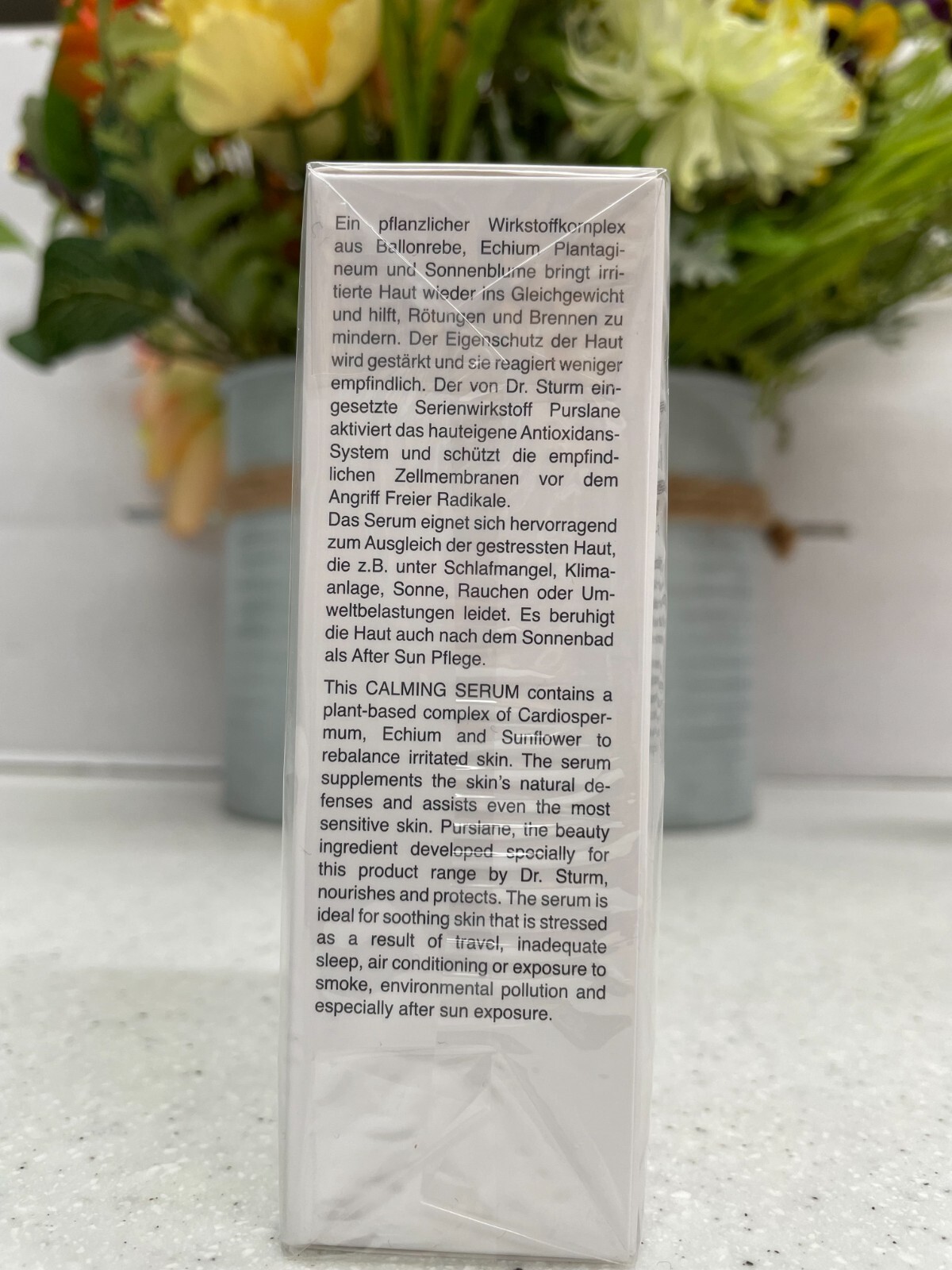 Dr. Barbara Sturm Calming Serum 1 oz 30 ml NIB MFG SEALED