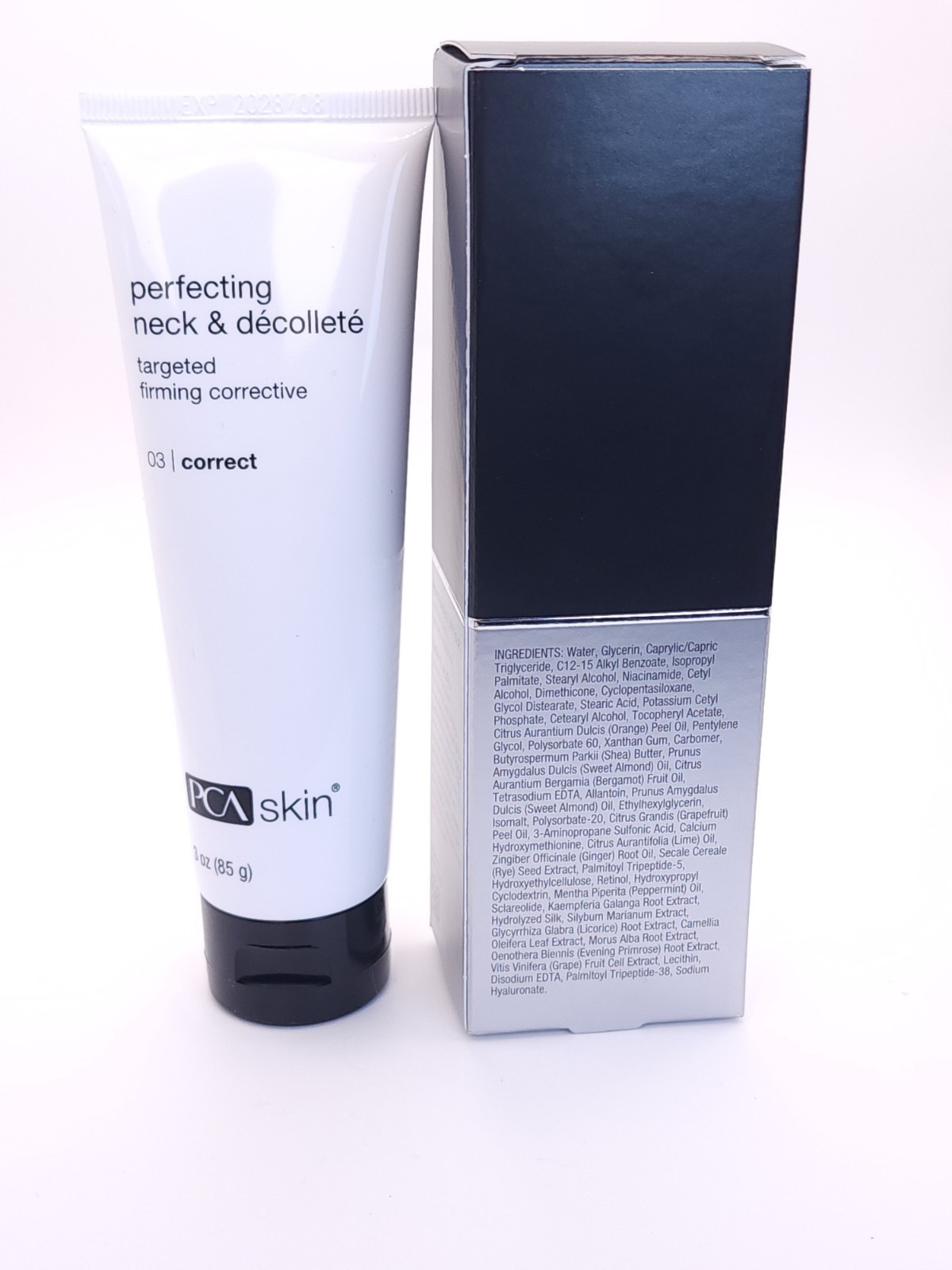 PCA Skin Perfecting Neck & Decollete Cream 3oz New In Box & Sealed EXP 08/2028