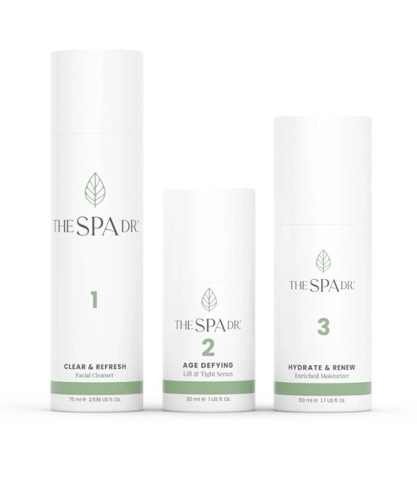 The Spa Dr. 3-Step Age-Defying Skincare System Anti-Aging Skin Care STEP 1 2 &3