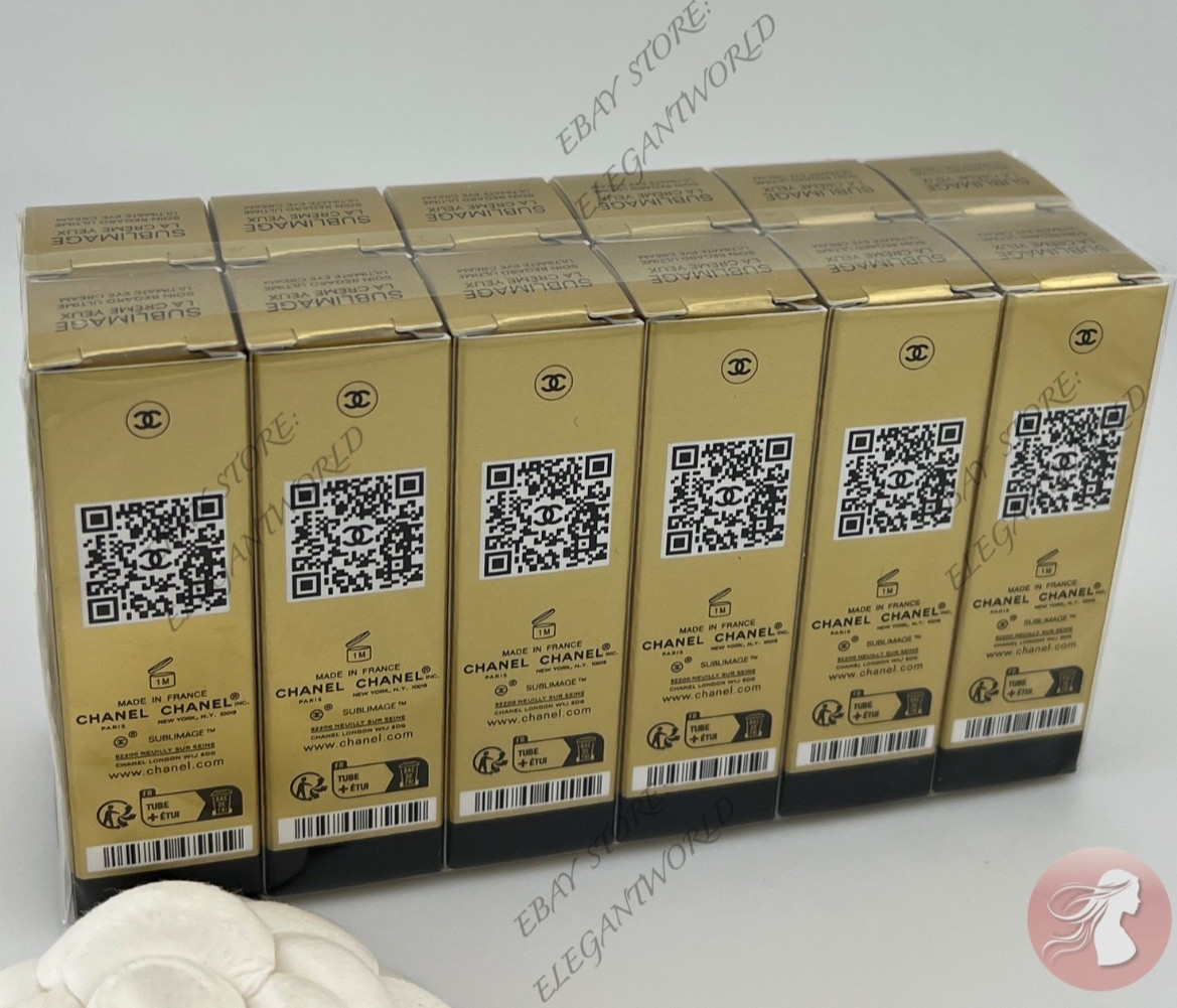 12 x Chanel Sublimage La Creme Yeux Eye Cream 3ml / 0.1oz each