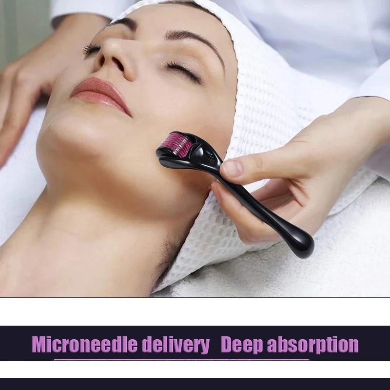 540 Needles for Facial Body Hair Growth Derma Roller for Skin Beard 0.2mm 0.25mm