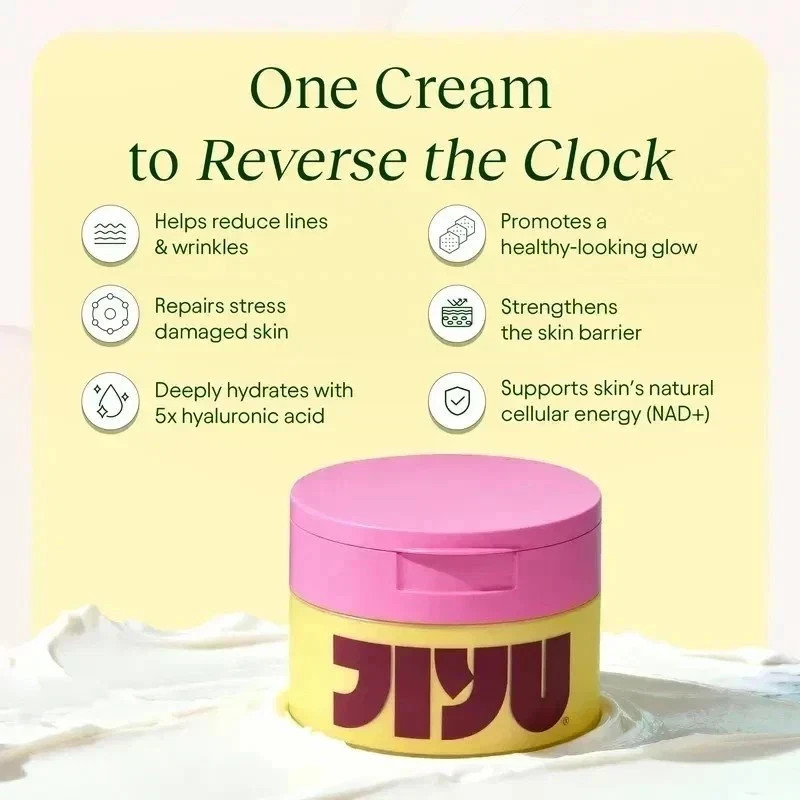 JiYu Korean Skincare Glow-Up Bundle – Toner Pads & NAD+Ant Aging Moisturizing…