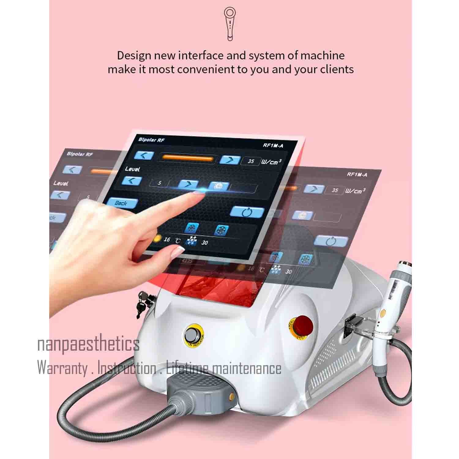 2 Handles CRYO R-F Machine Face Lifting Tighten Body Slimming Sculpt Fat Removal