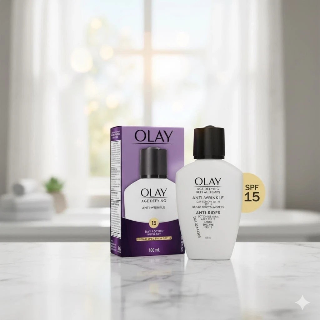 Olay Age Defying Anti Wrinkle Day Face Lotion SPF 15 3.4 fl oz (3 Pack)